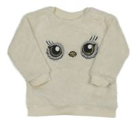 Smotanová chlpatá mikina s očima - Harry Potter H&M