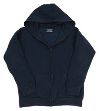 Tmavomodrá prepínaci mikina s kapucňou Primark
