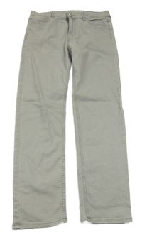 Svetlosivé slim fit rifle H&M