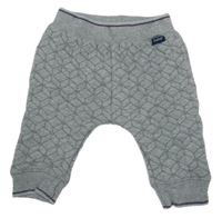 Sivé vzorované tepláky Baker