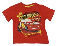 Červené tričko - Autá Rebel