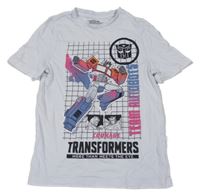 Bílé tričko - Transformers 
