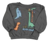 Sivá mikina s diny Primark