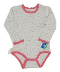 Nové - Bílo-růžové body s mráčky Pep&Co