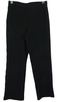Dámské černé strukturované culottes kalhoty Bonmarché 