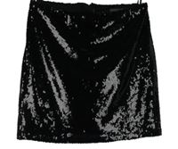 Dámska čierna flitrová sukňa Primark
