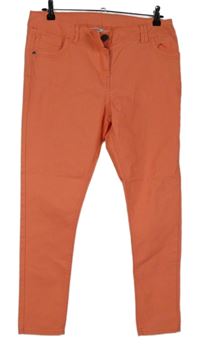 Dámske lososové skinny rifle George