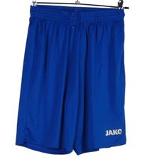 Pánske zafírové športové kraťasy s logom Jako