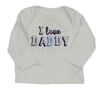 Biele tričko s nápisom F&F