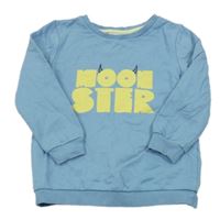 Svetlomodrá mikina s nápisom so cute