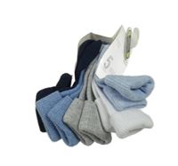 Nové - 5x ponožky modré + šedé + bílé Dunnes