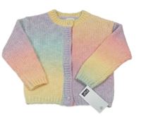 Nové - Barevný propínací svetr F&F