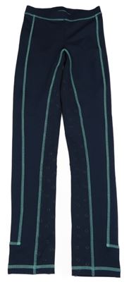 Tmavomodré športové jezdecké legíny TCM