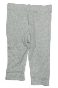 Bielo-sivé melírované ľahké tepláky