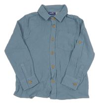 Modrá mušelínová košeľa Lupilu