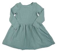 Zelené trblietavé šaty H&M
