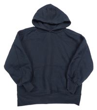 Tmavomodrá mikina s kapucňou dunnes