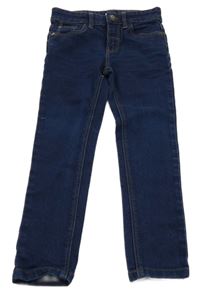 Tmavomodré skinny rifle C&A