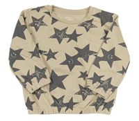 Béžová mikina s hviezdami Primark
