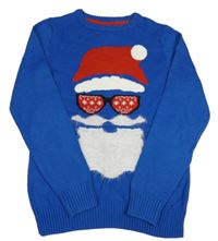 Modrý sveter so Santou Next