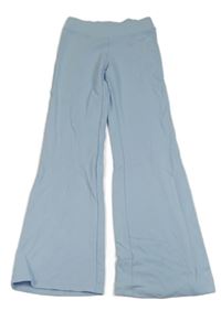 Světlemodré flare legíny H&M