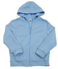 Svetlomodrá prepínaci mikina s kapucňou Primark