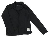 Čierna žíhaná športová prepínaci mikina Next