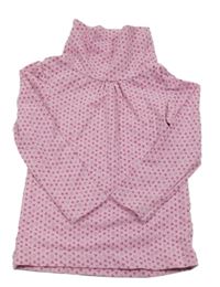 Světlerůžový rolák se srdíčky Papagino