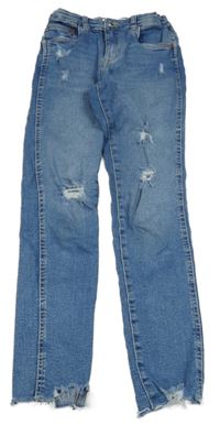 Modré skinny rifle Zara