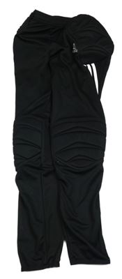 Černo-bílé funkční brankářské tepláky Adidas