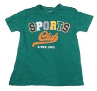 Smaragdové tričko s nápisem Primark