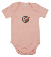 Svetloružové body s logom