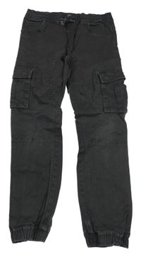 Tmavosivé jogger cuff rifle s vreckami Alive