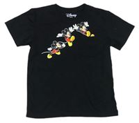 Čierne tričko s Mickeym Disney