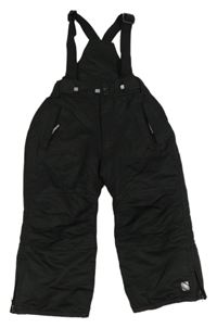 Černé šusťákové laclové oteplovačky Shredz