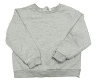 Sivá melírovaná mikina H&M