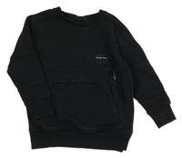 Čierna mikina s nápisom George