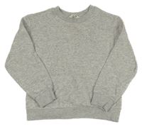 Sivá melírovaná mikina H&M