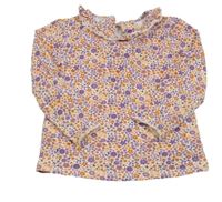 Bílé triko s kytčikami a volánky Dunnes