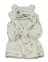 Bílý chlupatý župan Me to you a kapucí George