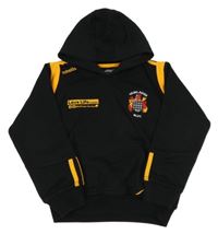 Čierno-oranžová mikina s výšivkou a kapucňou O´neills