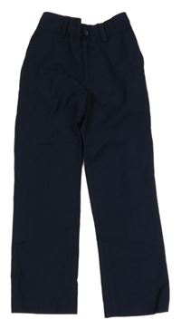 Tmavomodré slavnostní kalhoty Next