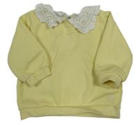 Žltá mikina s golierikom River Island