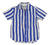 Modro-bílá pruhovaná košile H&M