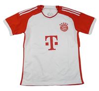 Bílo-červený funkční fotbalový dres FC Bayern München