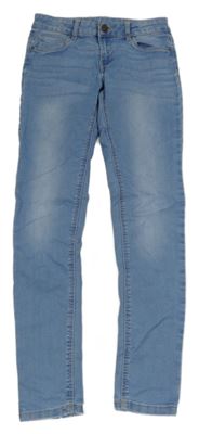 Svetlomodré skinny teplákové rifle C&A