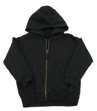 Čierna prepínaci mikina s kapucňou Next