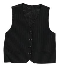 Černá pruhovaná slavnostní vesta