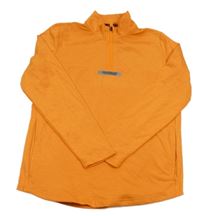 Oranžové melírované funkční sportovní mikinotriko s logom MCKENZIE