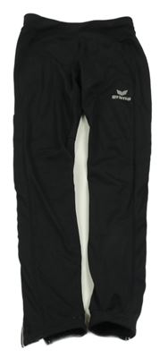 Čierne funkčné športové legíny s logom erima